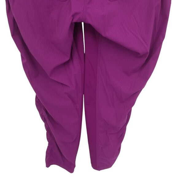 Lululemon Street To Studio Pant II Regal Plum Pull On Joggers Size 8 Striped - Picture 10 of 11